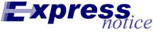 Express Notice logo Express Notice logo