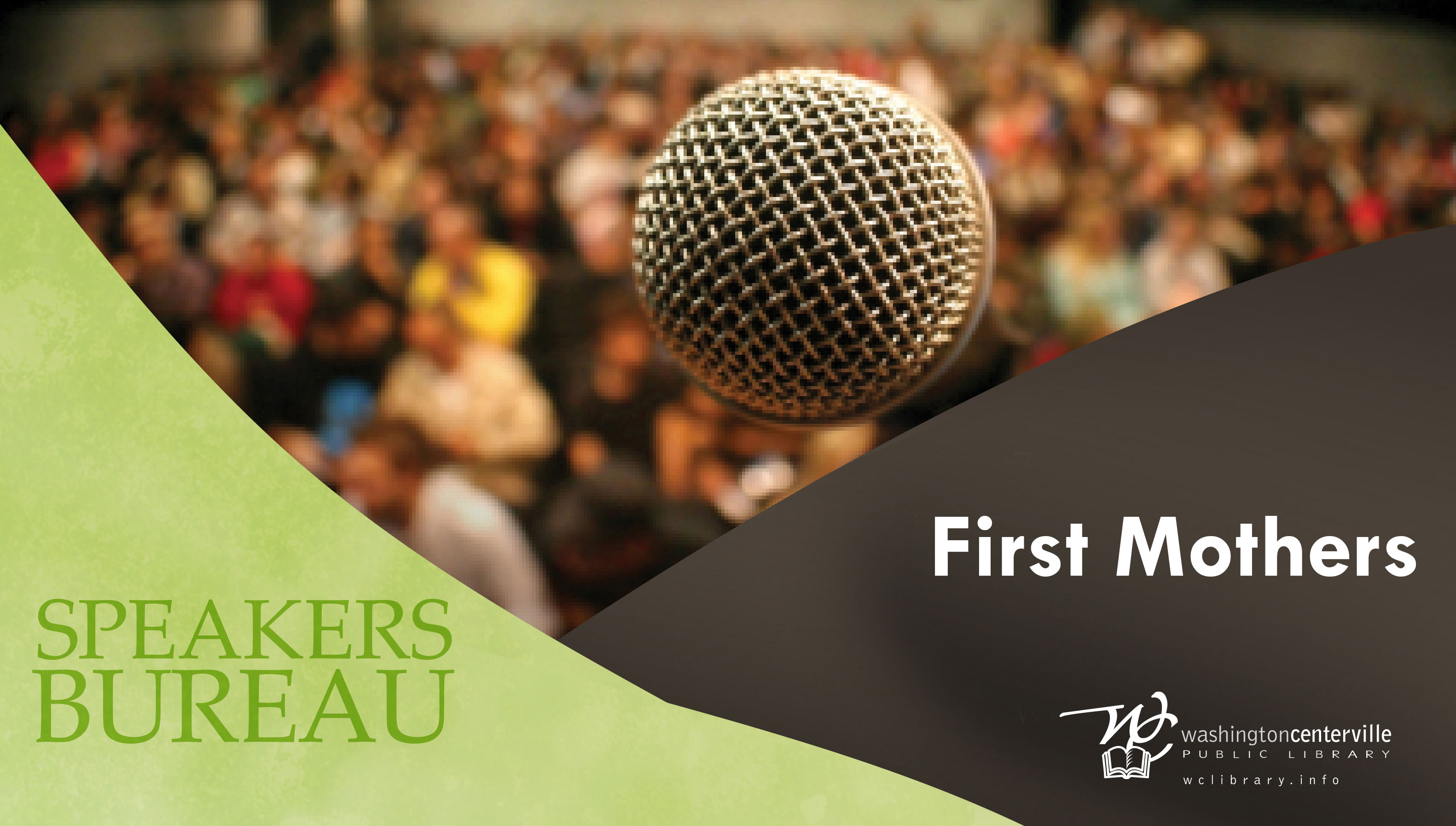 Speaker's Bureau Programs & Services WashingtonCenterville Public Library