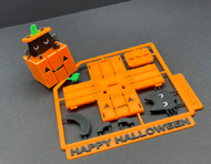 3D Printed Pumpkin Cat