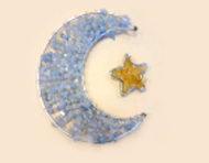 Beaded Moons & Stars