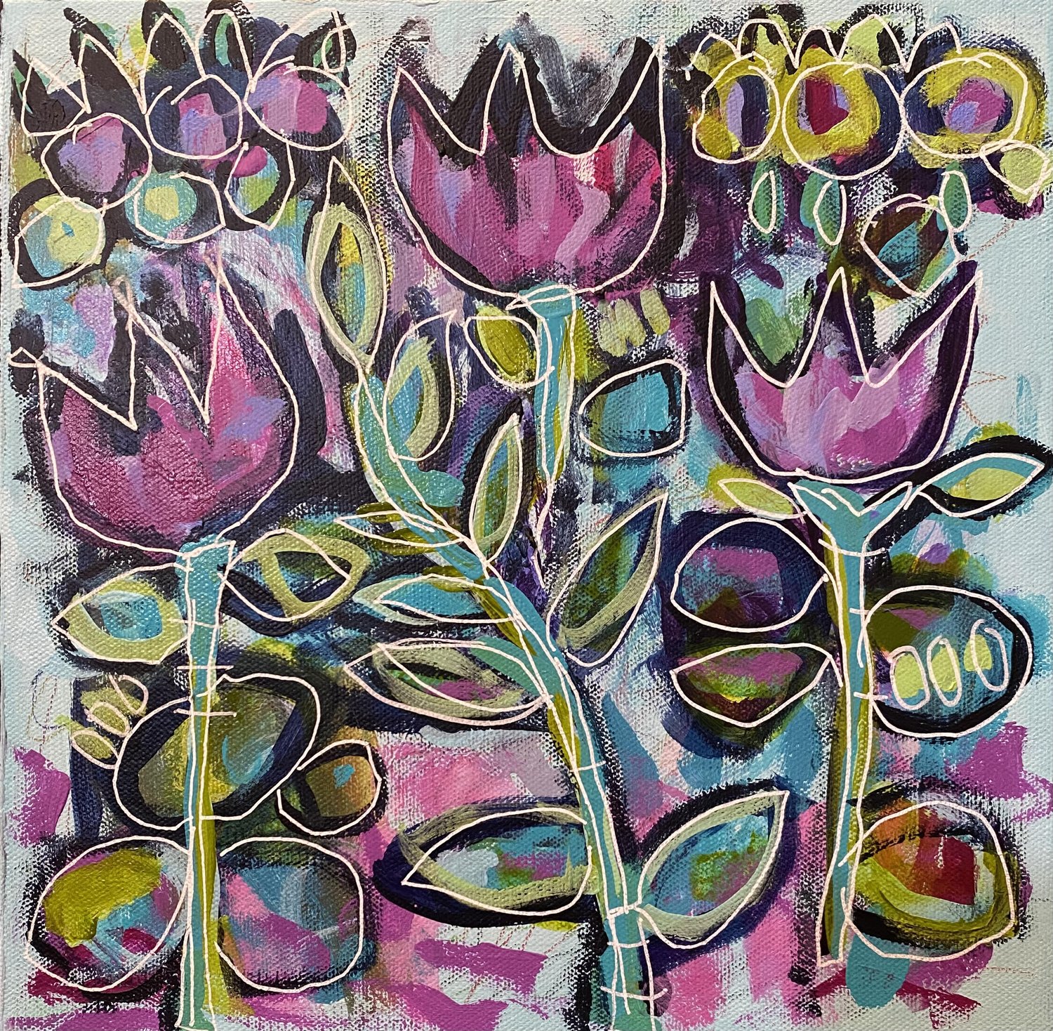 painting of flowers