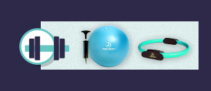 Pilates Ball & Ring Pilates Ball & Ring