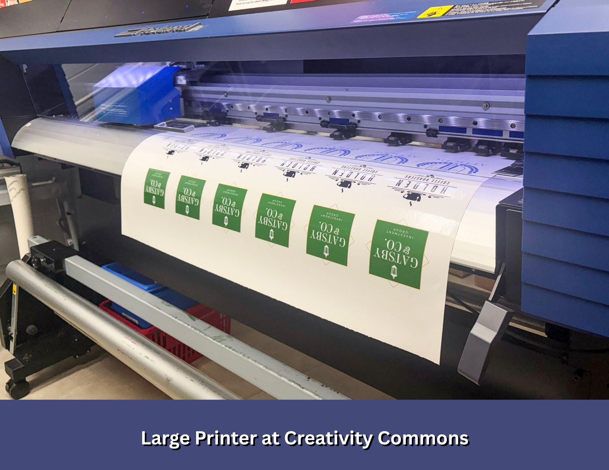 Large Printer at Creativity Commons